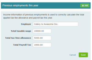 BVI previous employments form