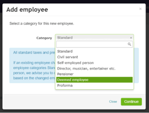 List of BVI employee categories